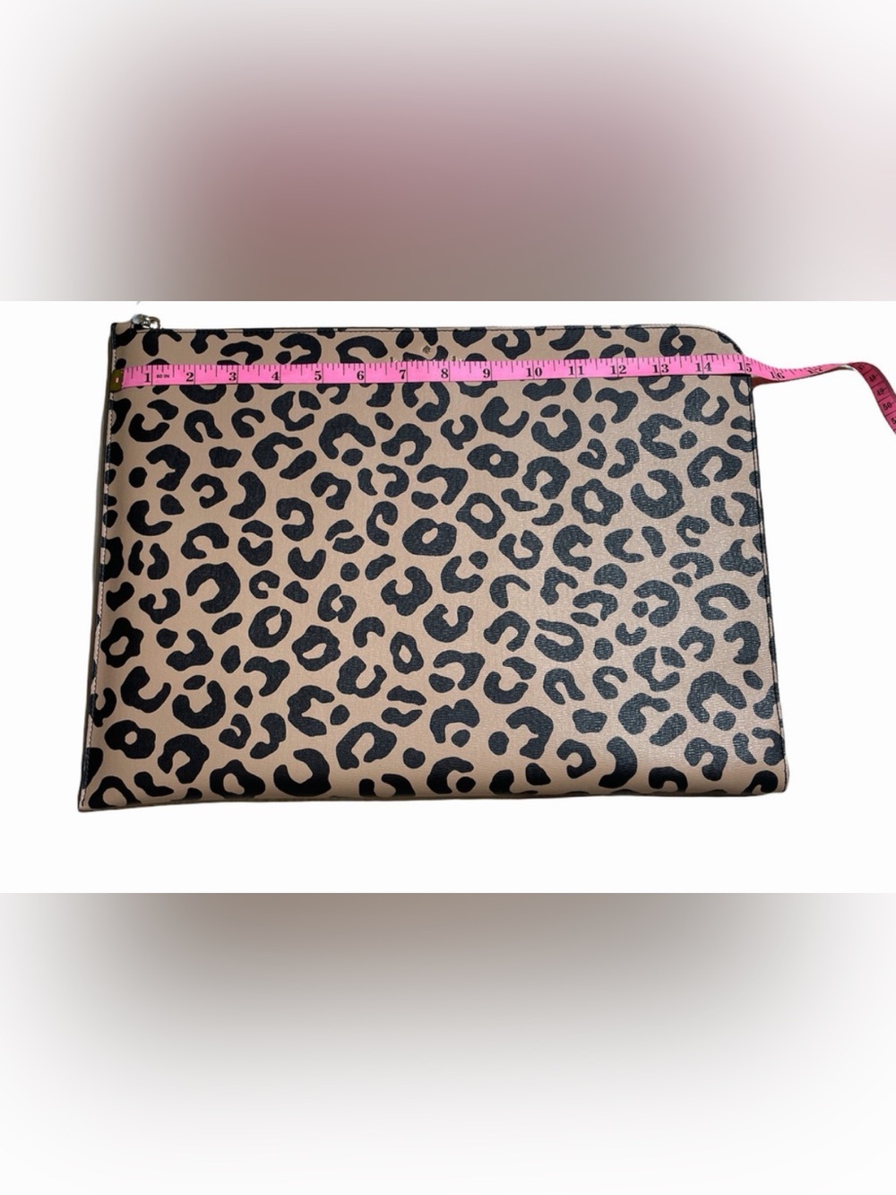 kate spade Leopard Print Laptop Sleeve in Tan and Black - Picture 5 of 6